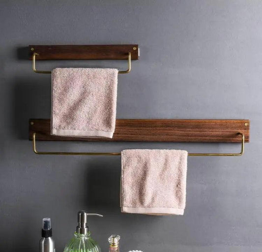 Viveca Stylish Wooden Towel Rack