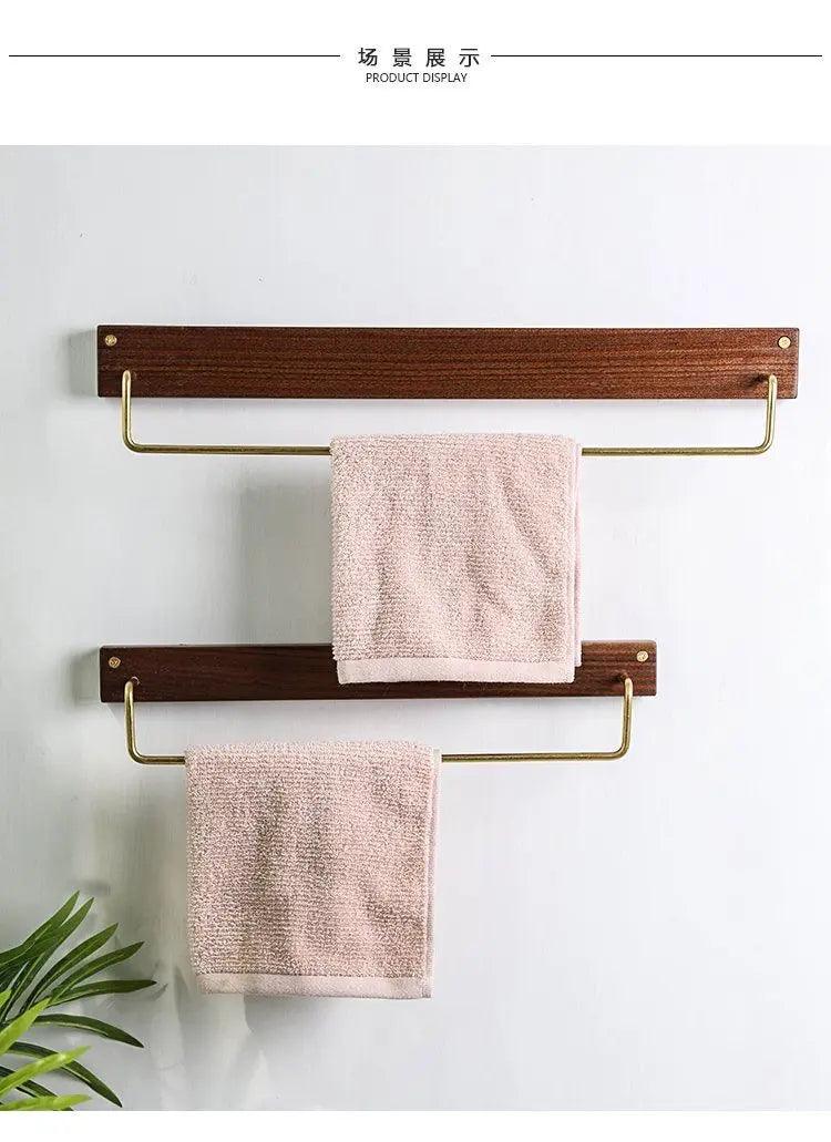 Viveca Stylish Wooden Towel Rack