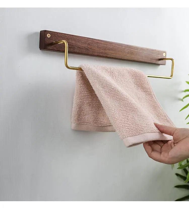 Viveca Stylish Wooden Towel Rack