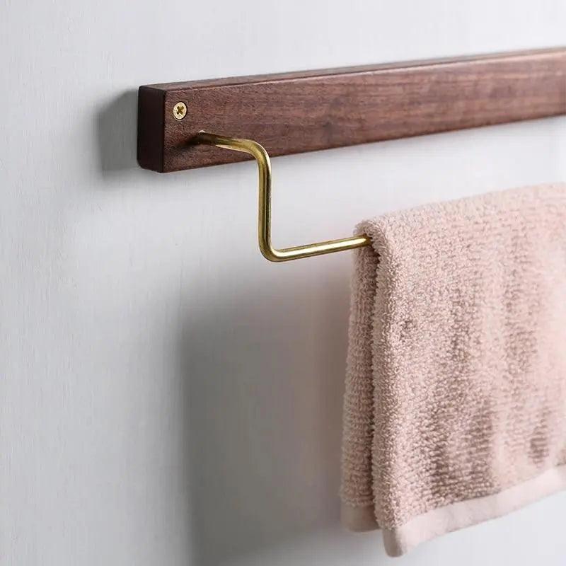 Viveca Stylish Wooden Towel Rack