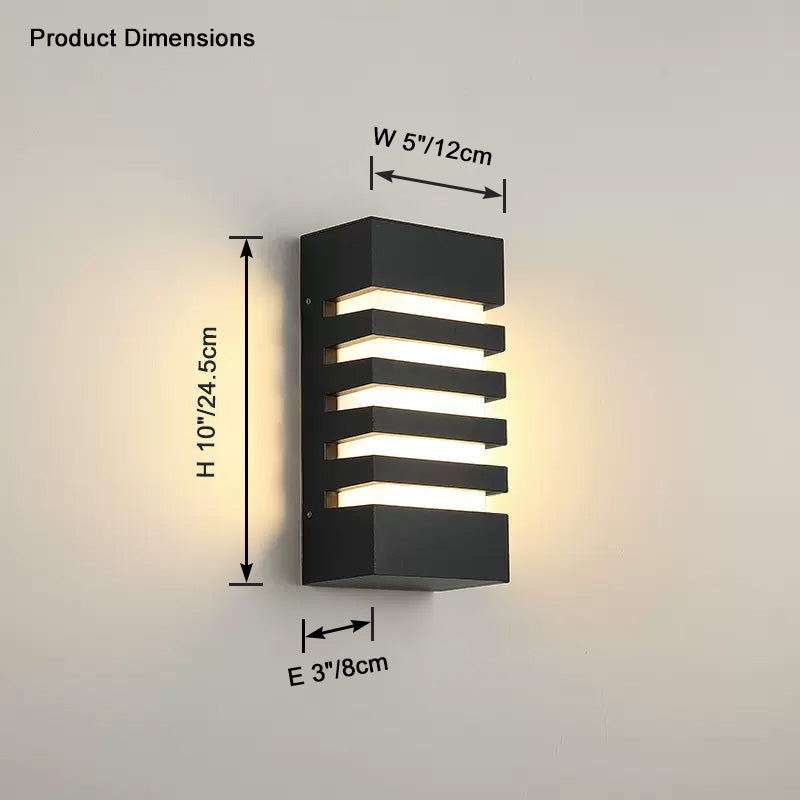 WOMO Grille Outdoor Wall Light-WM9165