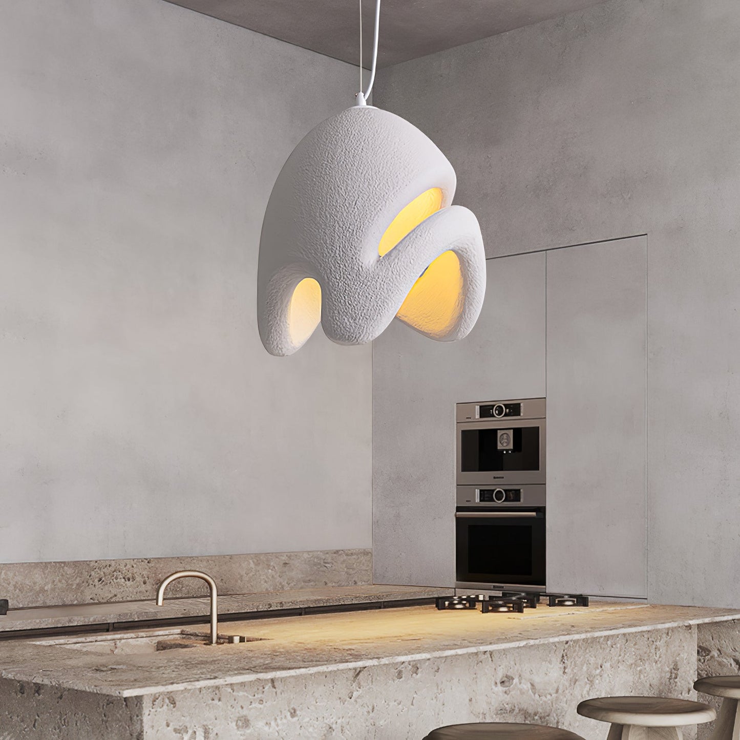 Wabi Sabi Resin Pendant Lamp