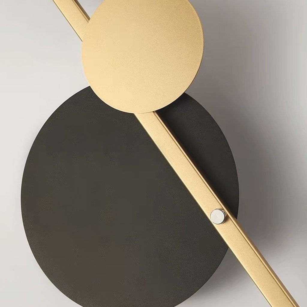 Wall Clock Modern Art Deco Light
