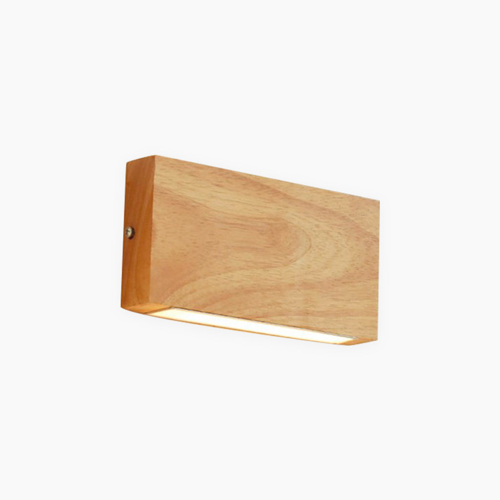 Wall Lamp Modern Wooden LED Light