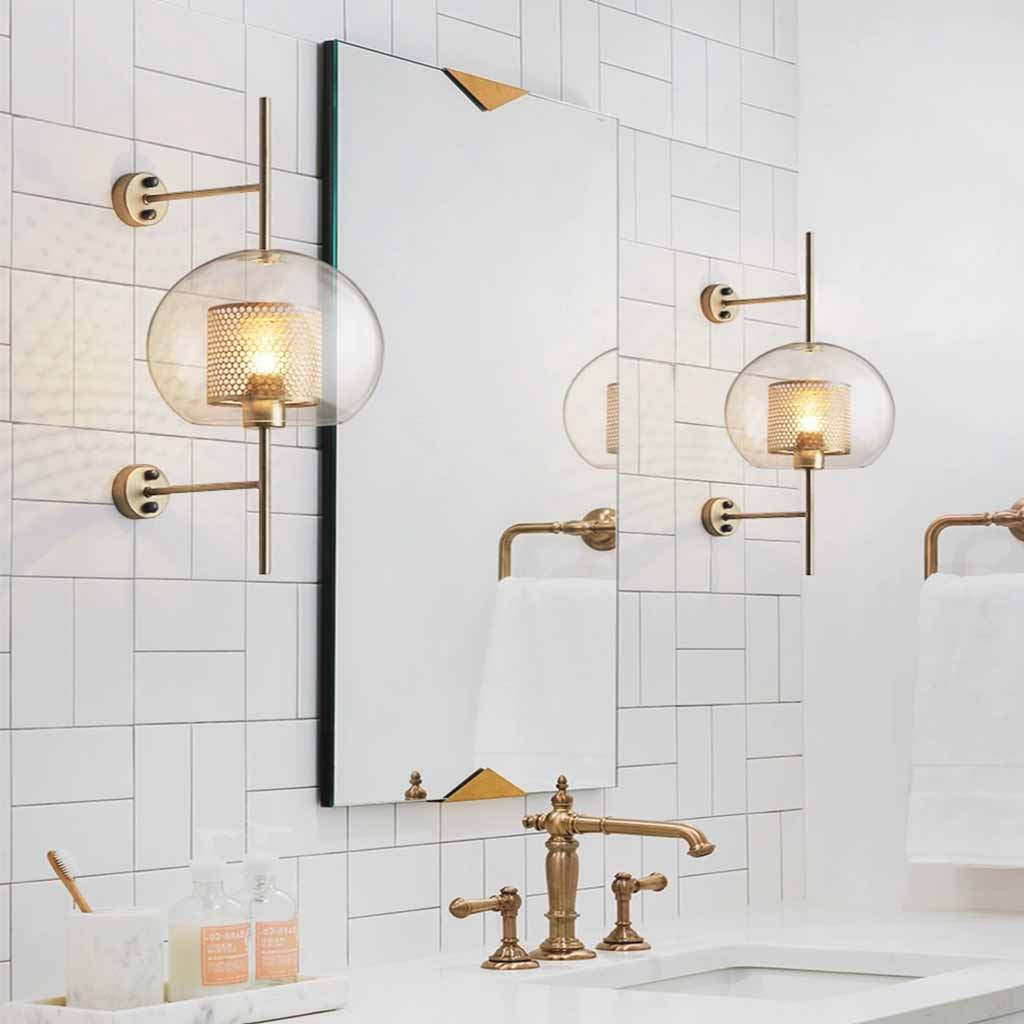 Wall Lamp Modern Glass Sphere