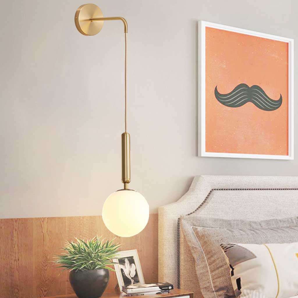 Modern Nordic Globe Glass Wall Lamp