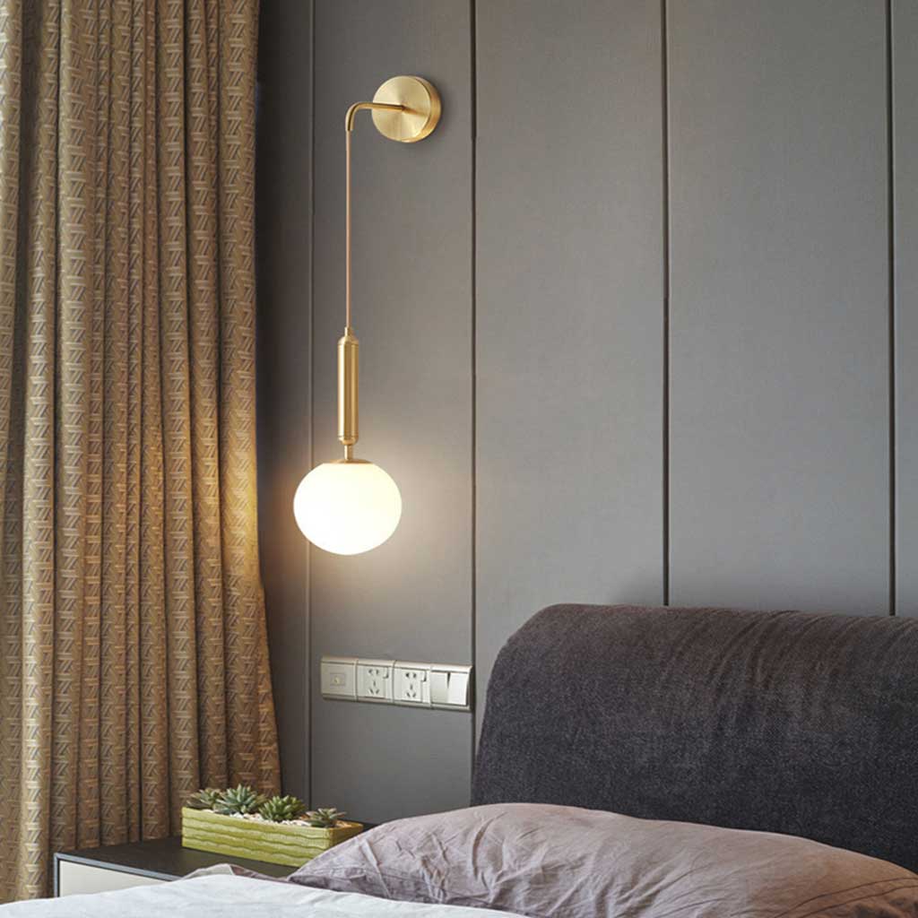Modern Nordic Globe Glass Wall Lamp