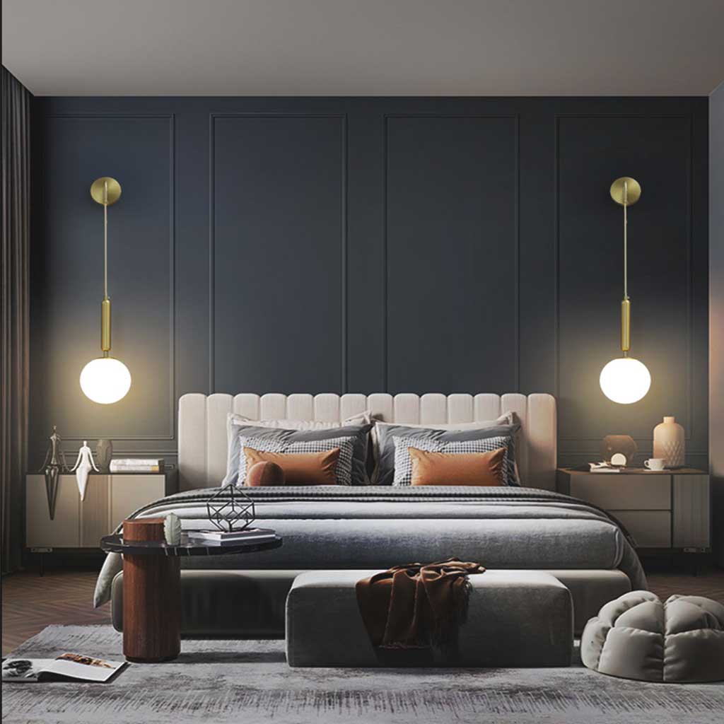 Modern Nordic Globe Glass Wall Lamp