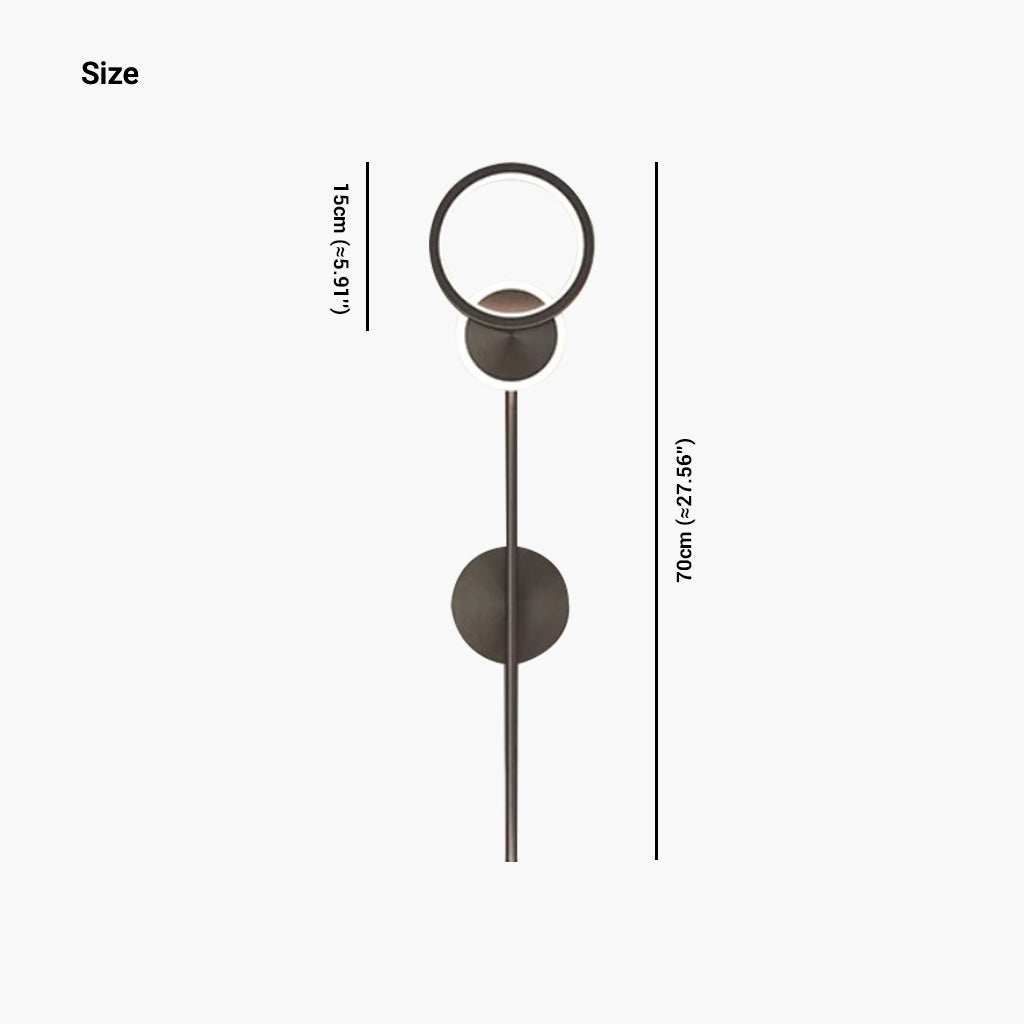 Wall Lamp Minimalist Copper Fixture