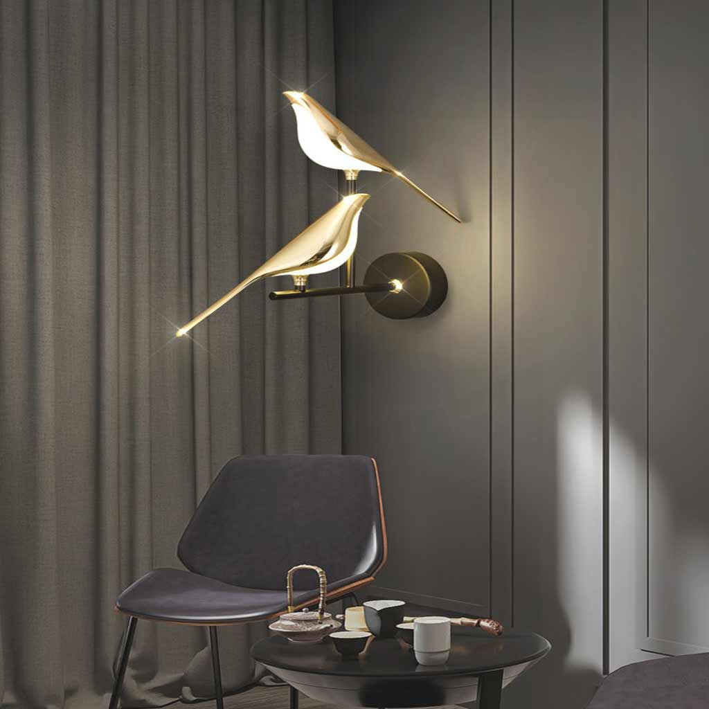 Magpie Bird Decorative Wall Light