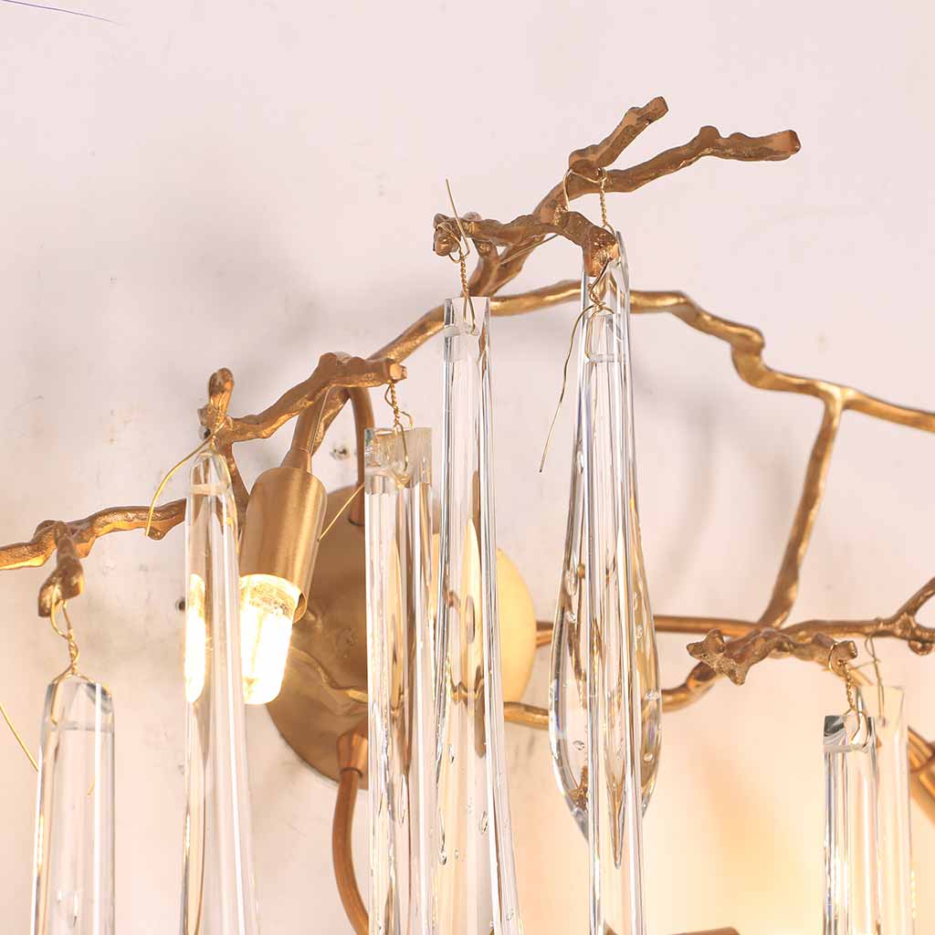 Wall Light Luxury Crystal Branch