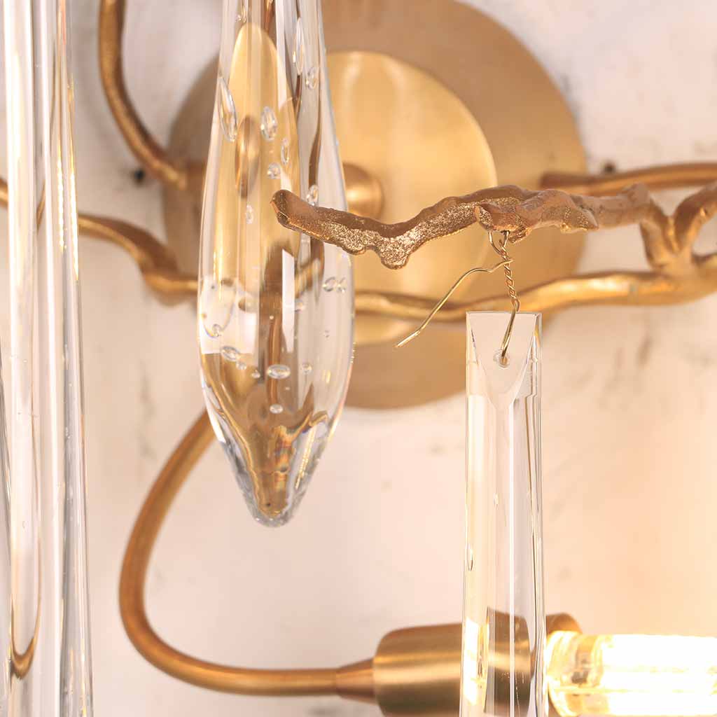 Wall Light Luxury Crystal Branch