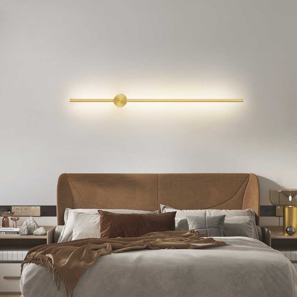 Wall Light Linear Gold Accent