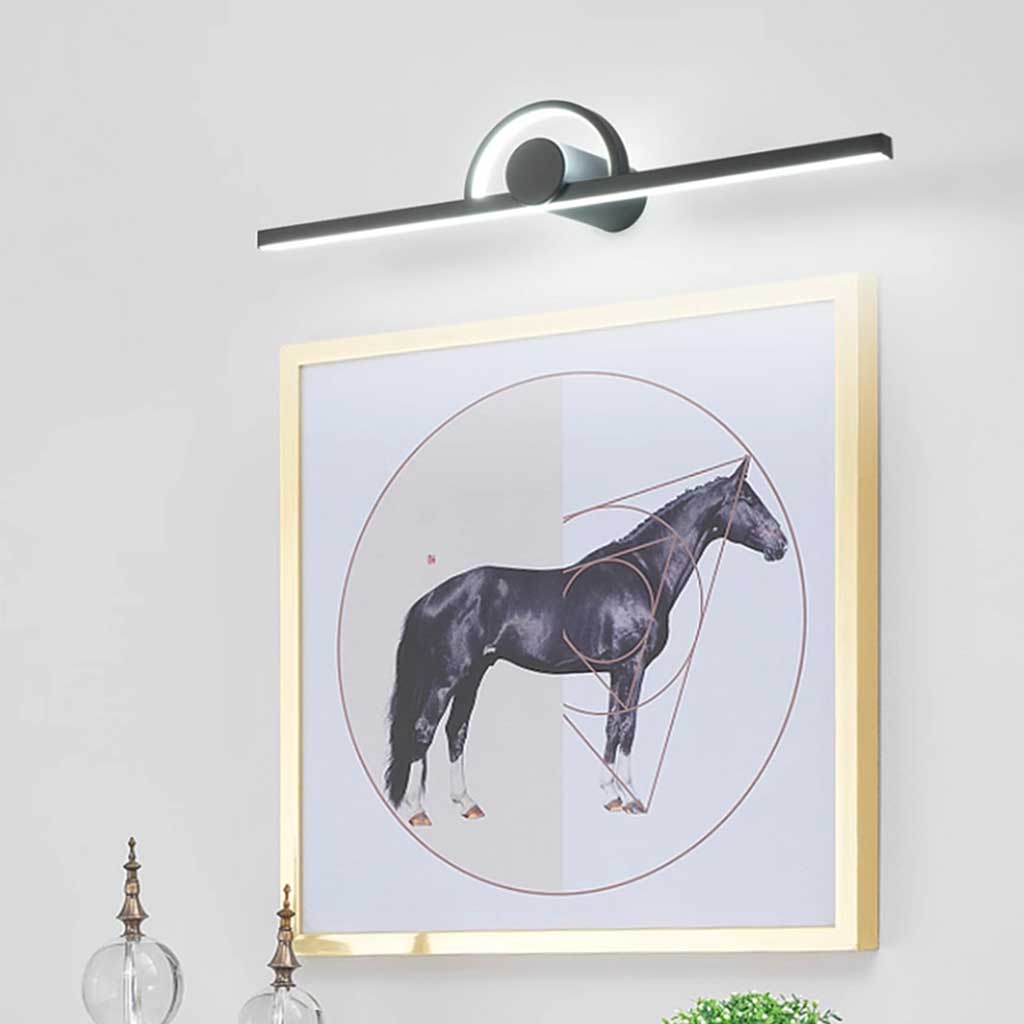 Vanity Mirror/Picture Wall Light Minimalist LED Linear Bar, Black