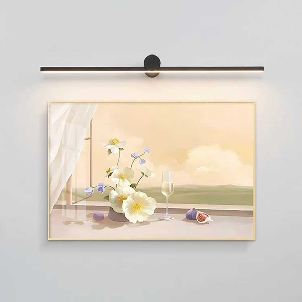 Bathroom Vanity Wall Light Minimalist Linear LED, Black