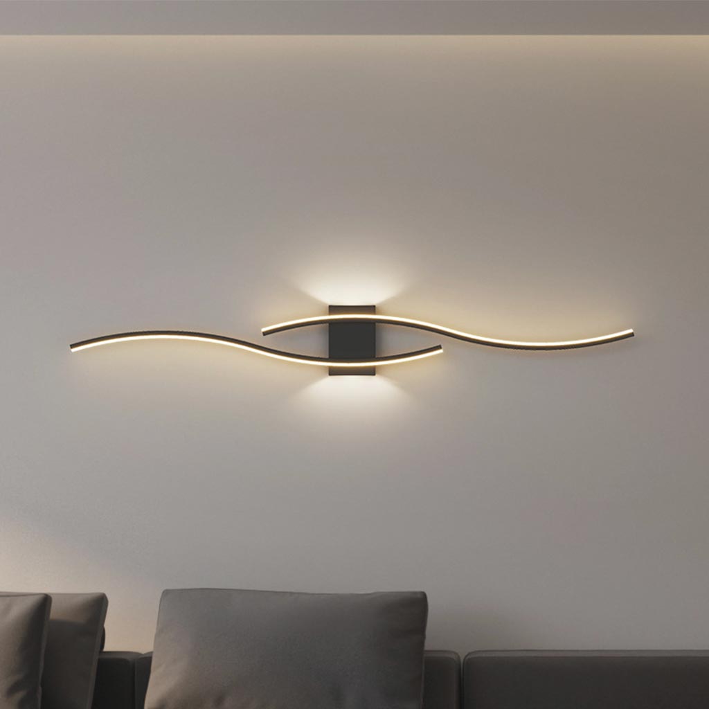 Wall Light Nordic Wavy Design