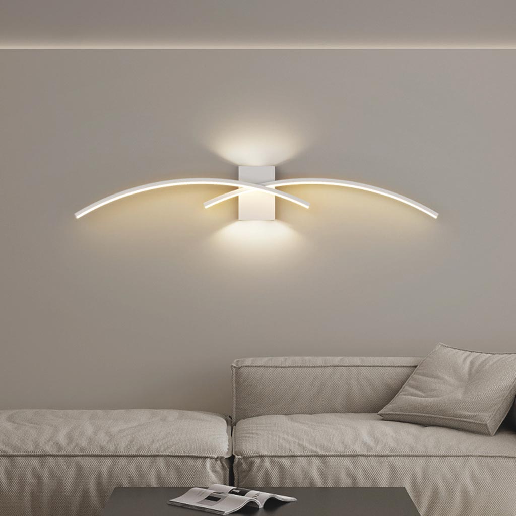 Wall Light Nordic Wavy Design