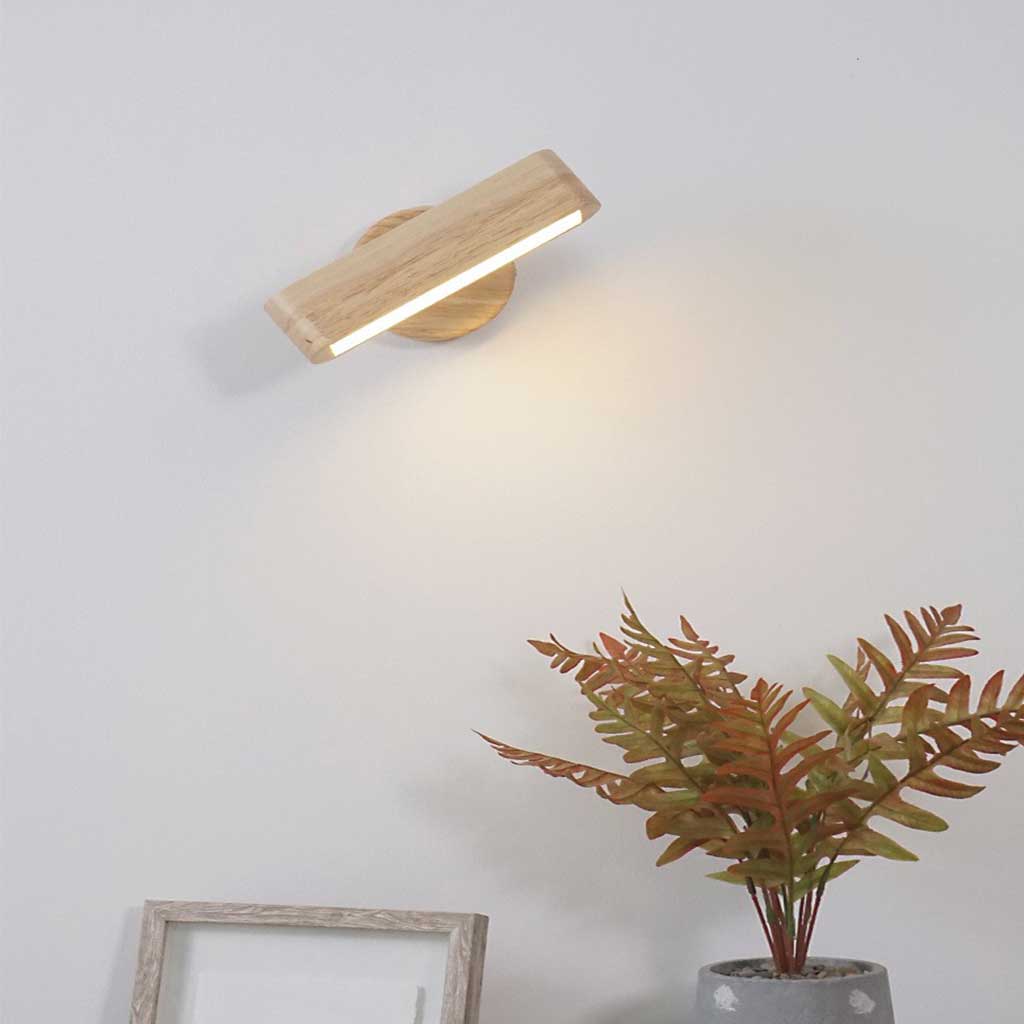 Wall Mount Light Nordic Wooden Fixture