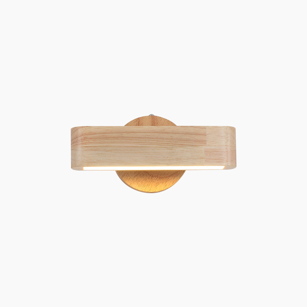 Wall Mount Light Nordic Wooden Fixture