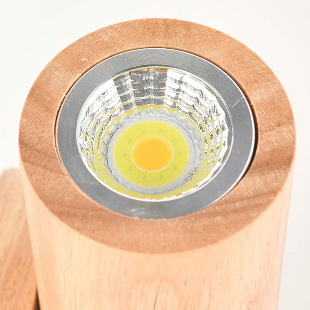 Wall Mounted Lamp Wood Spotlight