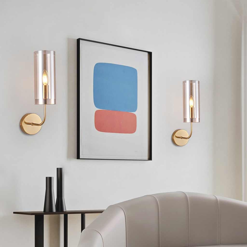 Wall Sconce Candle Glass Light