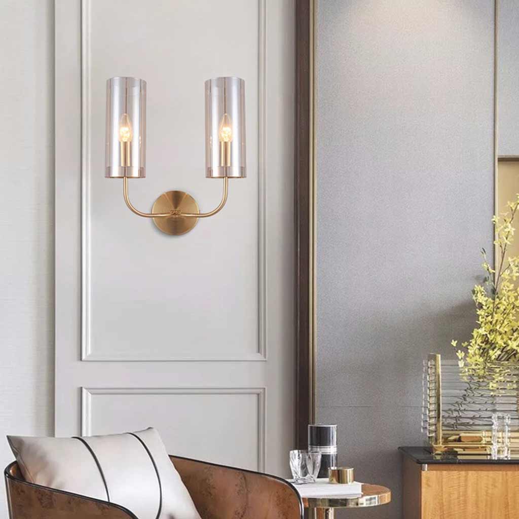Wall Sconce Candle Glass Light