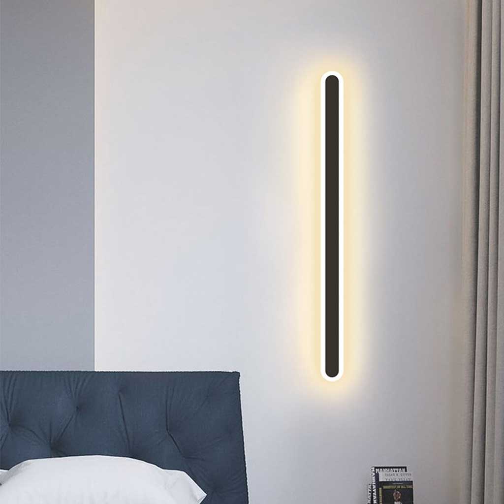 Wall Sconce Light Elegant Linear LED Iron & Acrylic, 3 Colors