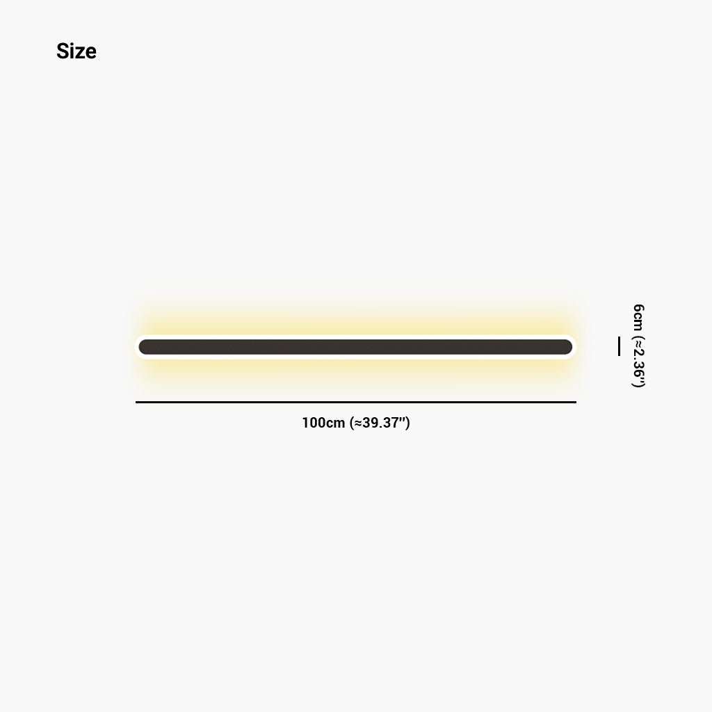 Wall Sconce Light Elegant Linear LED Iron & Acrylic, 3 Colors