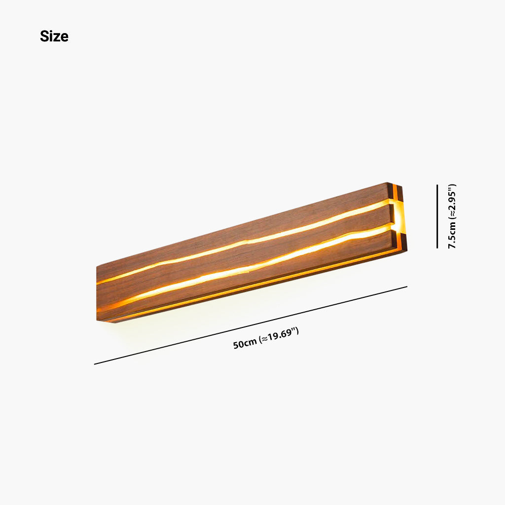 Wall Sconce Light Japanese Wood