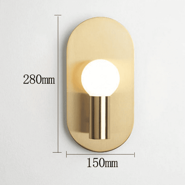 Minimalist Gold Wall Lamp