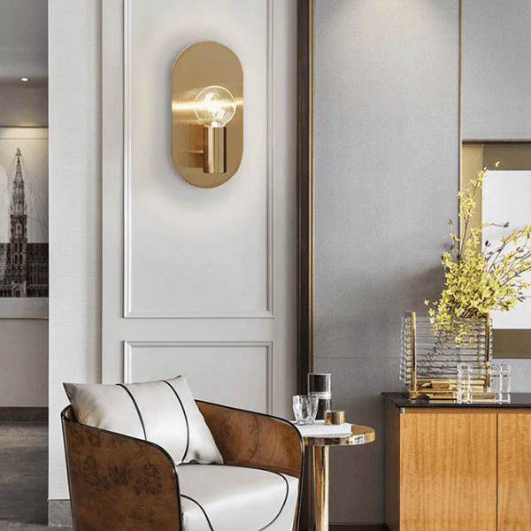 Minimalist Gold Wall Lamp