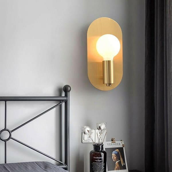 Minimalist Gold Wall Lamp