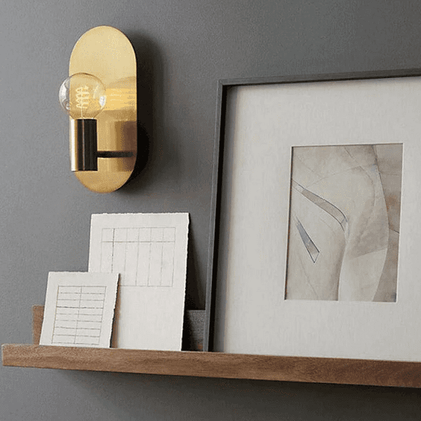 Minimalist Gold Wall Lamp