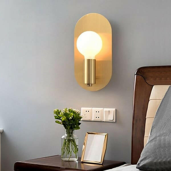 Minimalist Gold Wall Lamp