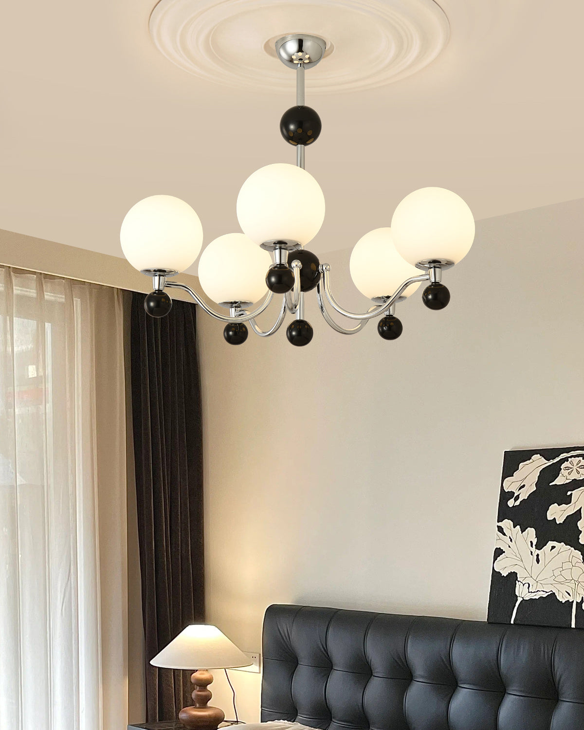 Warriors Chrome Chandelier