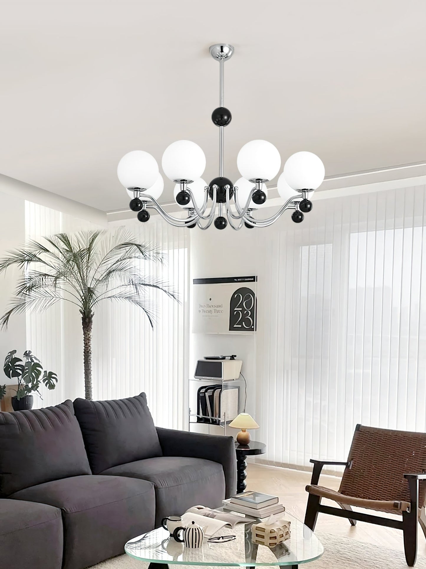 Warriors Chrome Chandelier