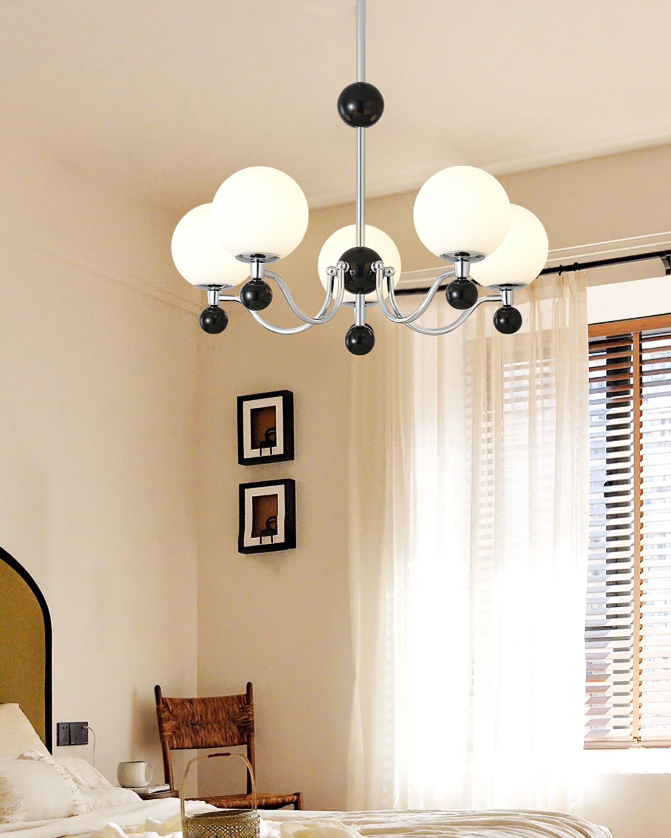 Warriors Chrome Chandelier