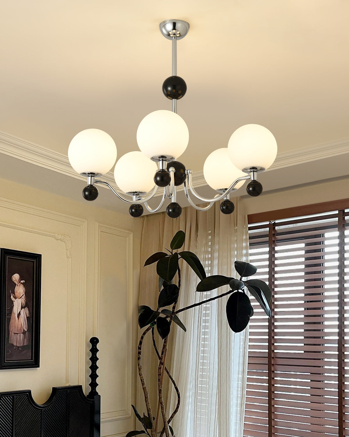 Warriors Chrome Chandelier