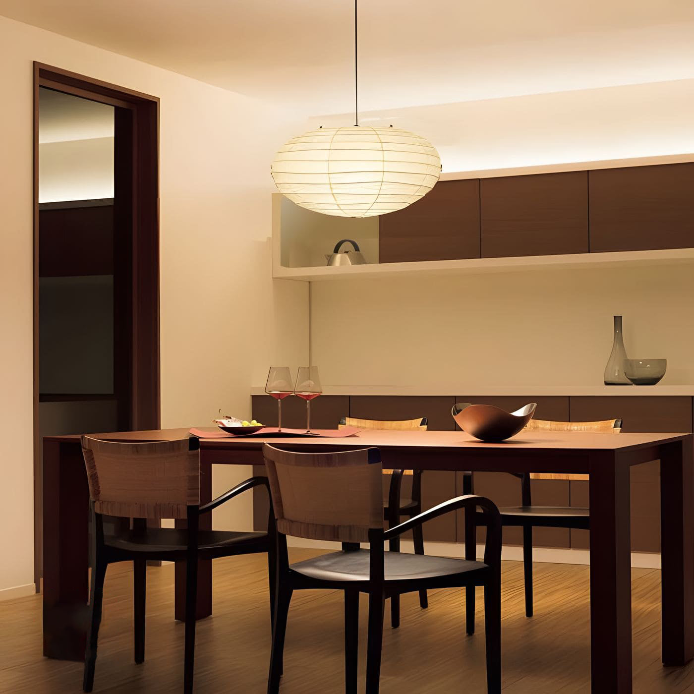 Washi Paper Pendant Lamp Light