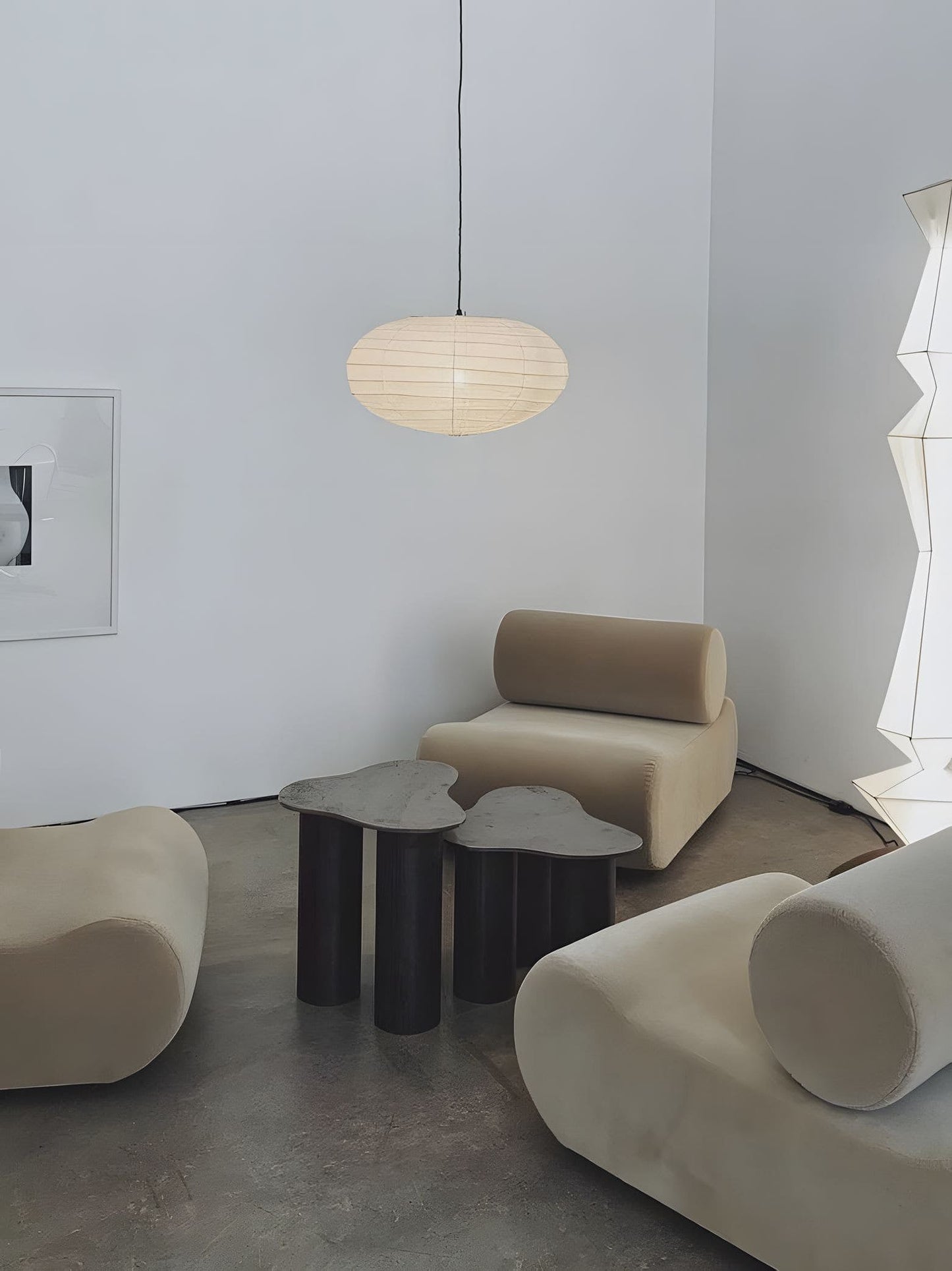 Washi Paper Pendant Lamp Light