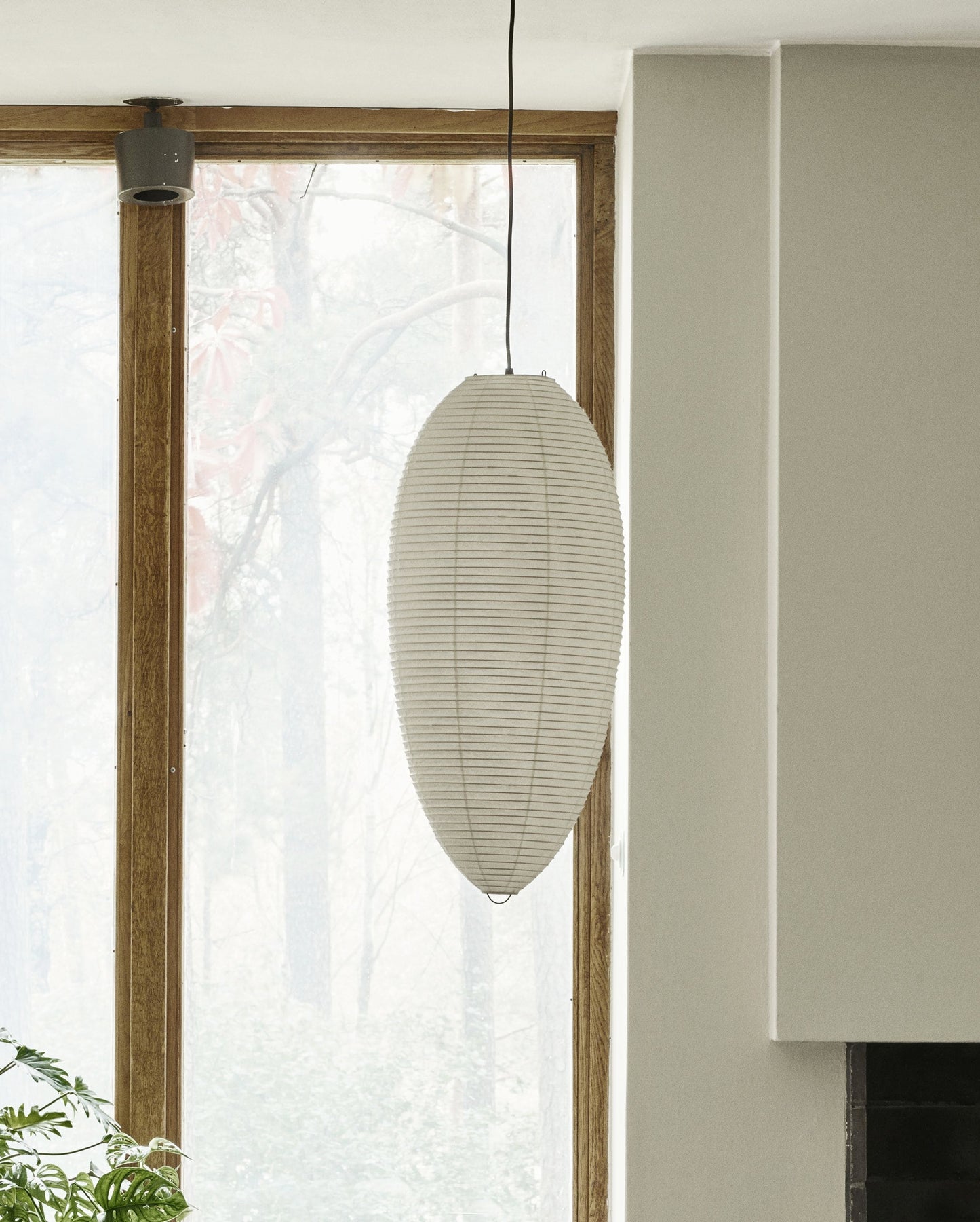 Washi Paper Chestnut Pendant Light