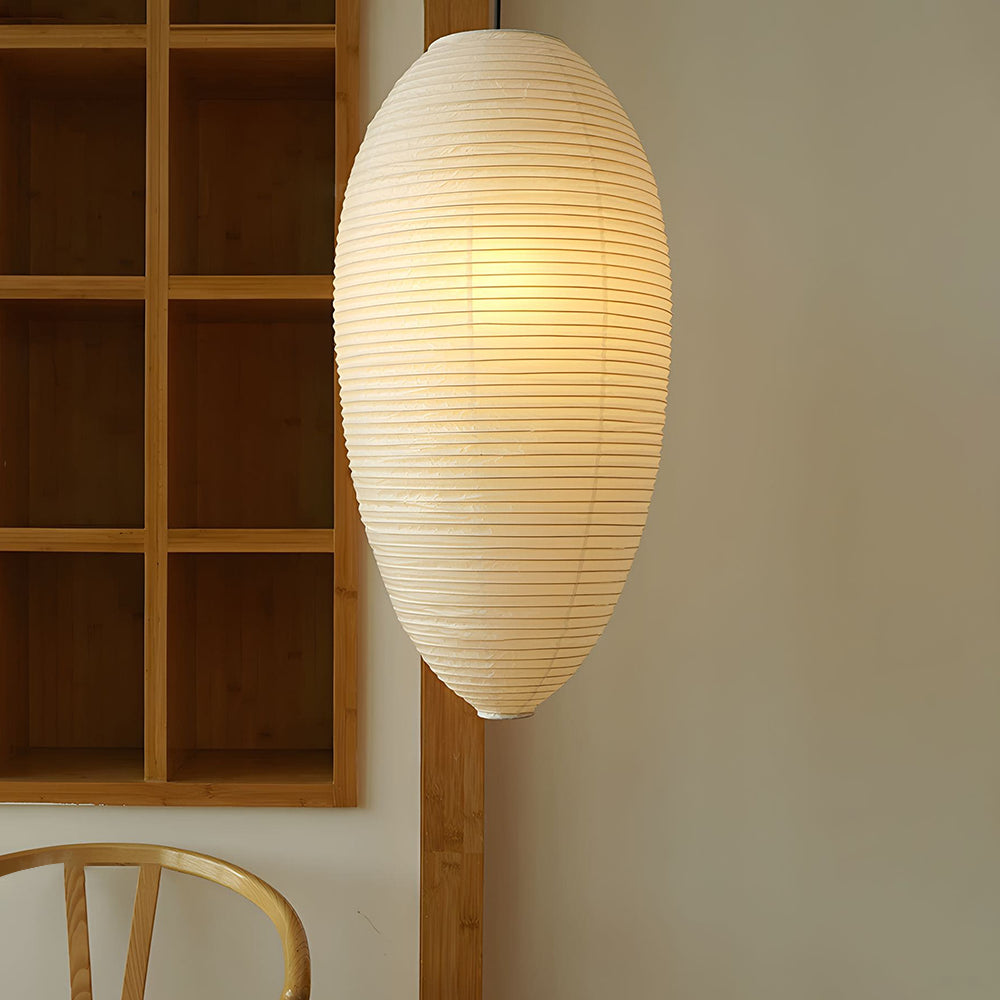 Washi Paper Chestnut Pendant Light