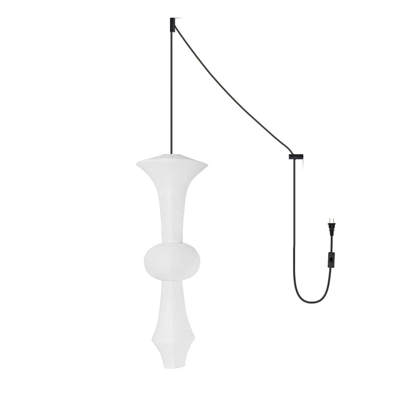 Washi Paper E Pendant Light