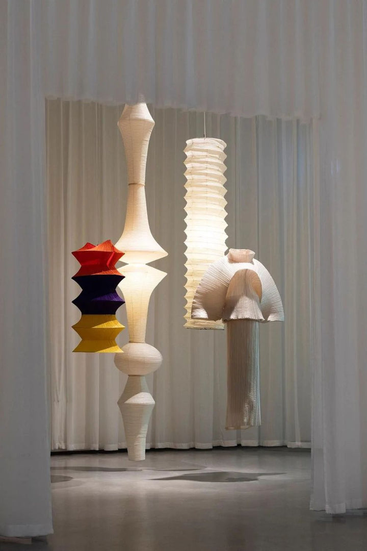 Washi Paper E Pendant Light