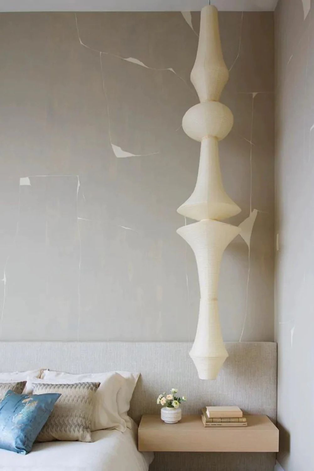 Washi Paper E Pendant Light