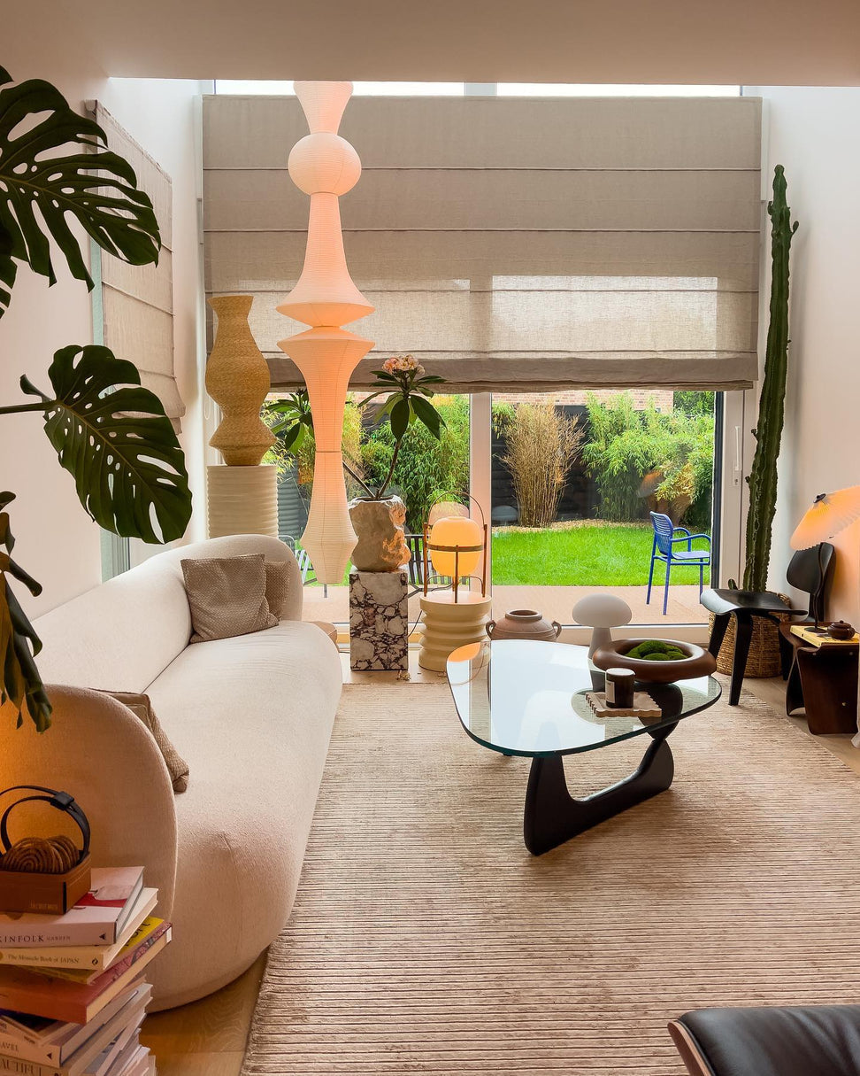 Washi Paper E Pendant Light