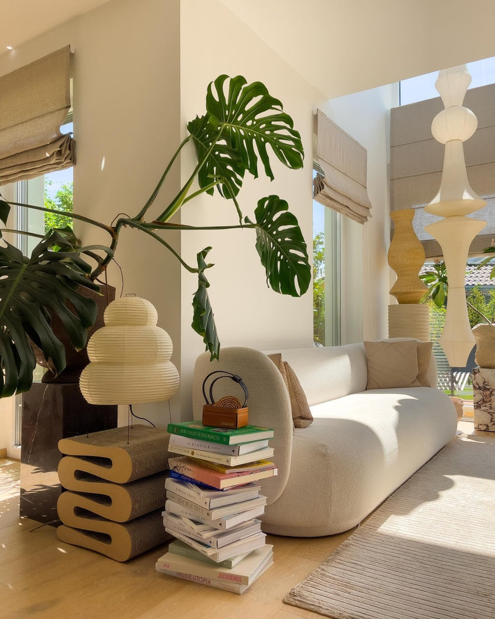 Washi Paper E Pendant Light