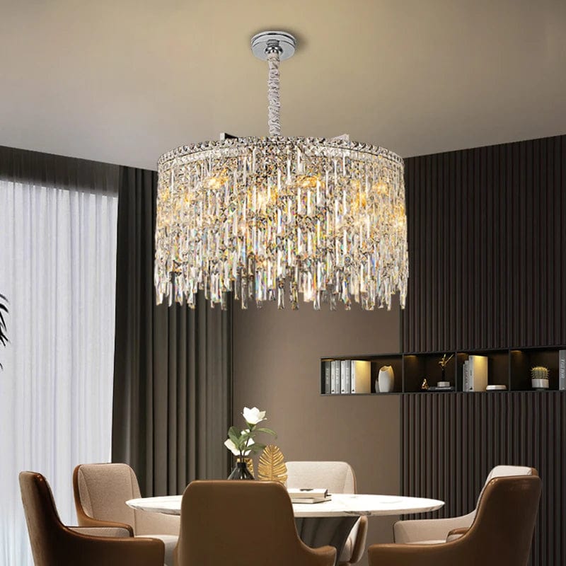 Wellmet LED Crystal Pendant Light