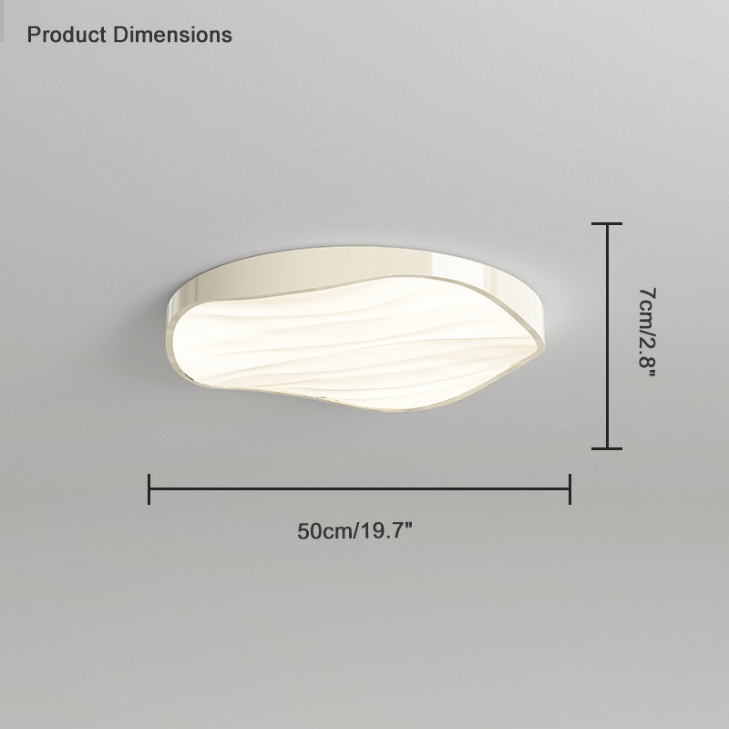 WOMO Scandi Colorful Wavy Round Ceiling Light-WM1108