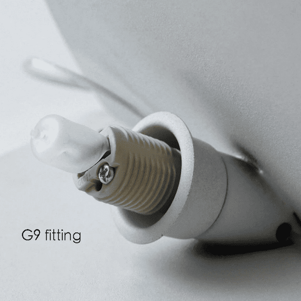 Glider - White glider pendant light chandelier